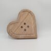 Sbottonati Cuore In Legno