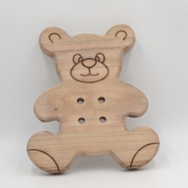 Sbottonati Orso In Legno