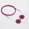 purple-nylon-coated-stainless-steel-cables-2 Cavi 360° ferri circolari KnitPro