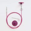 purple-nylon-coated-stainless-steel-cables-swivel-1 Cavi 360° ferri circolari KnitPro