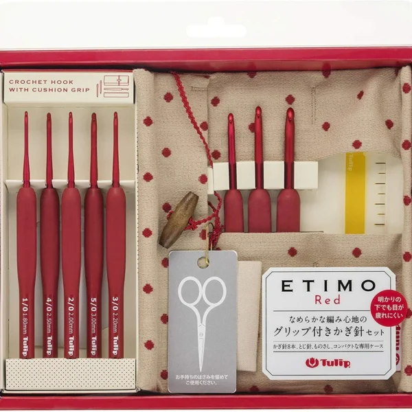 Set Uncinetti Tulip Etimo Red